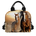 Running Wild Horses Print Insulated Lunch Bag