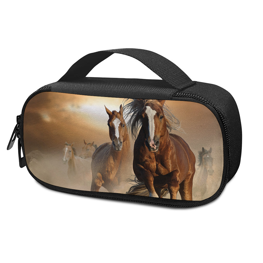 Running Wild Horses Print Insulin Cooler Travel Case