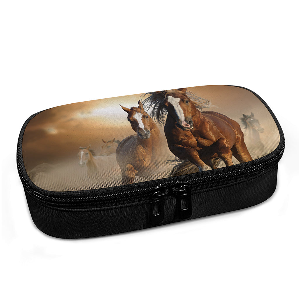Running Wild Horses Print Insulin Cooler Travel Case