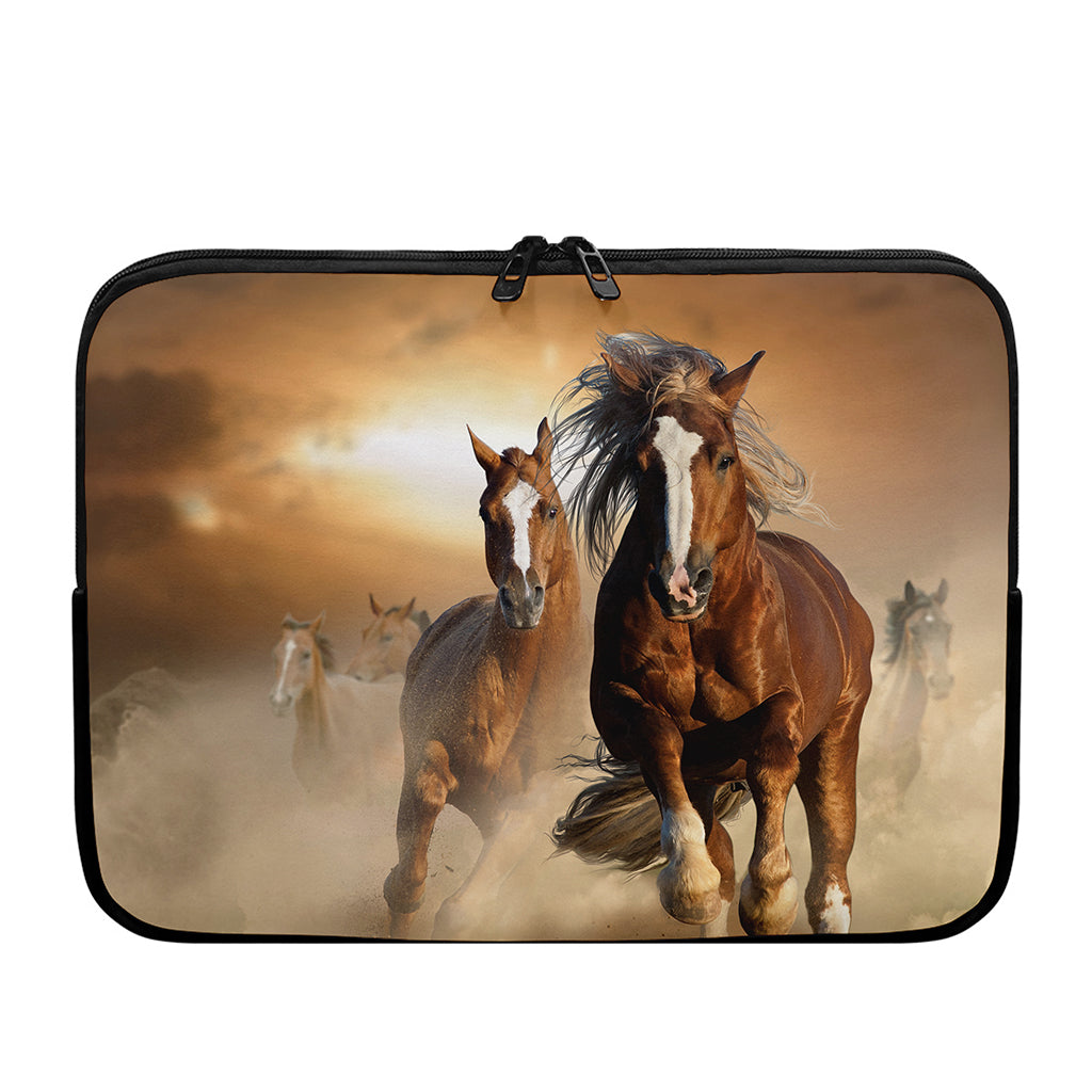 Running Wild Horses Print Laptop Sleeve