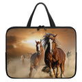 Running Wild Horses Print Laptop Sleeve With Handle