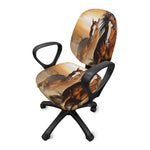 Running Wild Horses Print Office Chair Cover