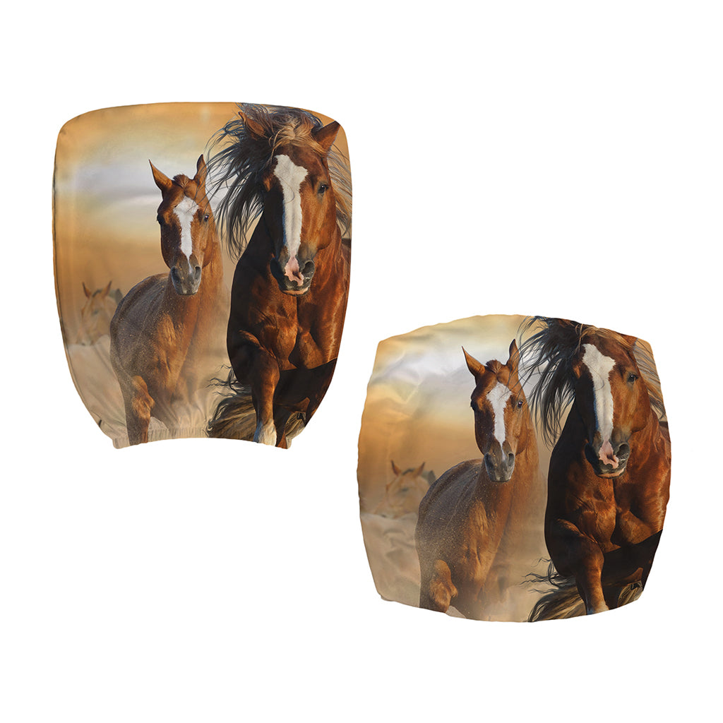 Running Wild Horses Print Office Chair Cover