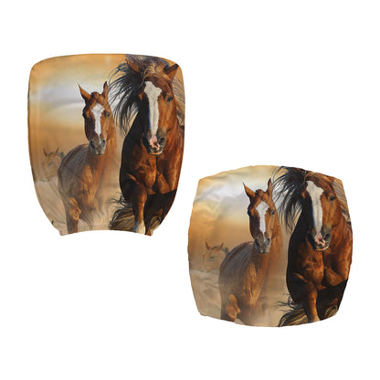 Running Wild Horses Print Office Chair Cover