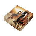 Running Wild Horses Print Outdoor Seat Cushion Cover