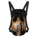 Running Wild Horses Print Pet Carrier Backpack