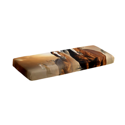Running Wild Horses Print Piano Keyboard Cover