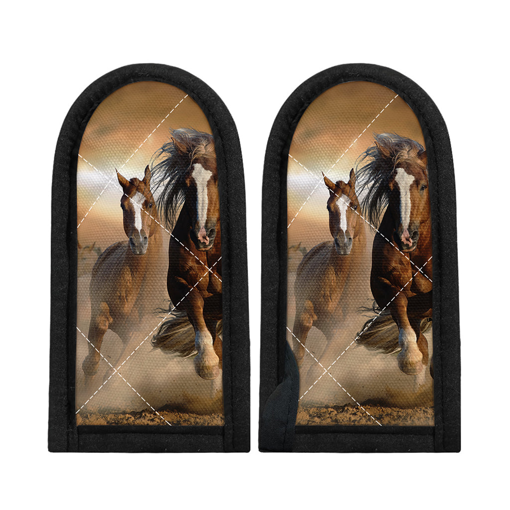 Running Wild Horses Print Skillet Handle Cover
