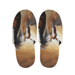 Running Wild Horses Print Slippers