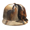 Running Wild Horses Print Snapback Cap