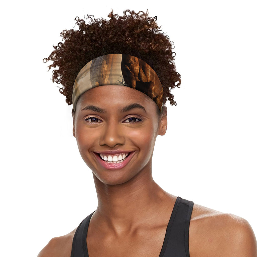 Running Wild Horses Print Sports Headband