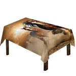 Running Wild Horses Print Tablecloth