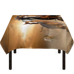 Running Wild Horses Print Tablecloth