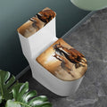 Running Wild Horses Print Toilet Lid And Tank Cover Set