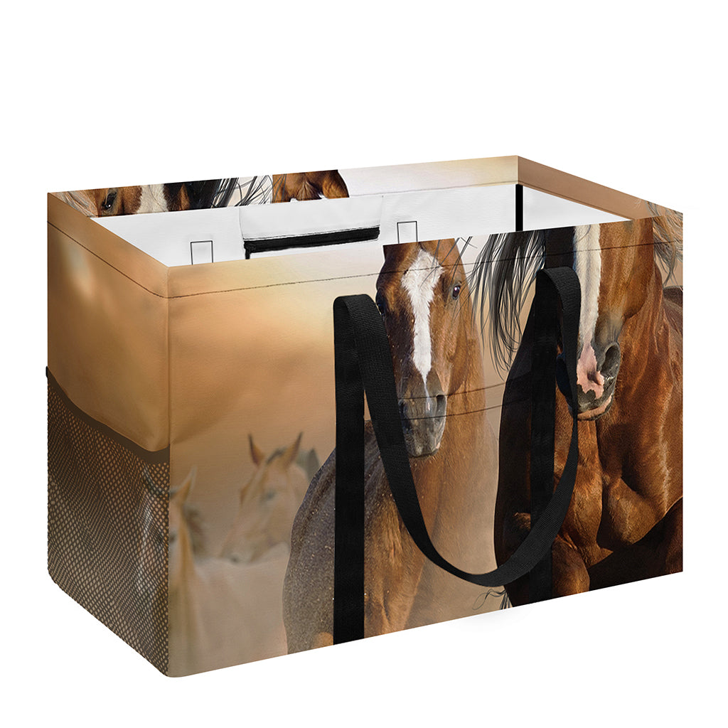 Running Wild Horses Print Utility Tote Bag