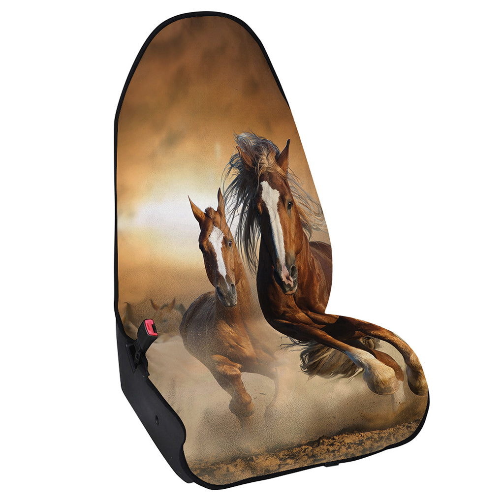 Running Wild Horses Print Waterproof Car Seat Cover