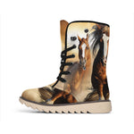 Running Wild Horses Print Winter Boots