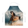 Running Wild Stallion Horse Print Adjustable Apron