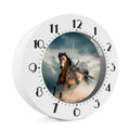Running Wild Stallion Horse Print Alarm Clock