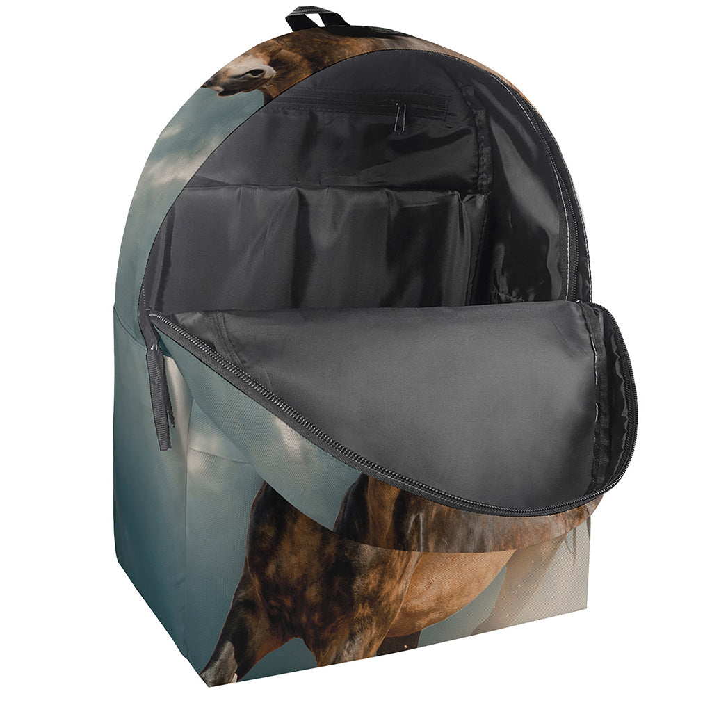 Running Wild Stallion Horse Print Backpack