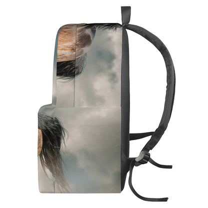 Running Wild Stallion Horse Print Backpack