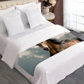 Running Wild Stallion Horse Print Bed Runner