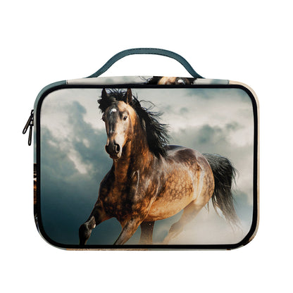 Running Wild Stallion Horse Print Briefcase Bible Bag