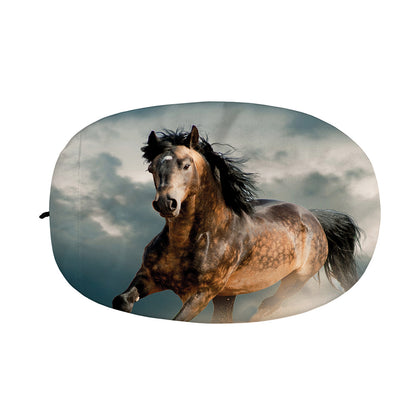 Running Wild Stallion Horse Print Car Side Mirror Covers