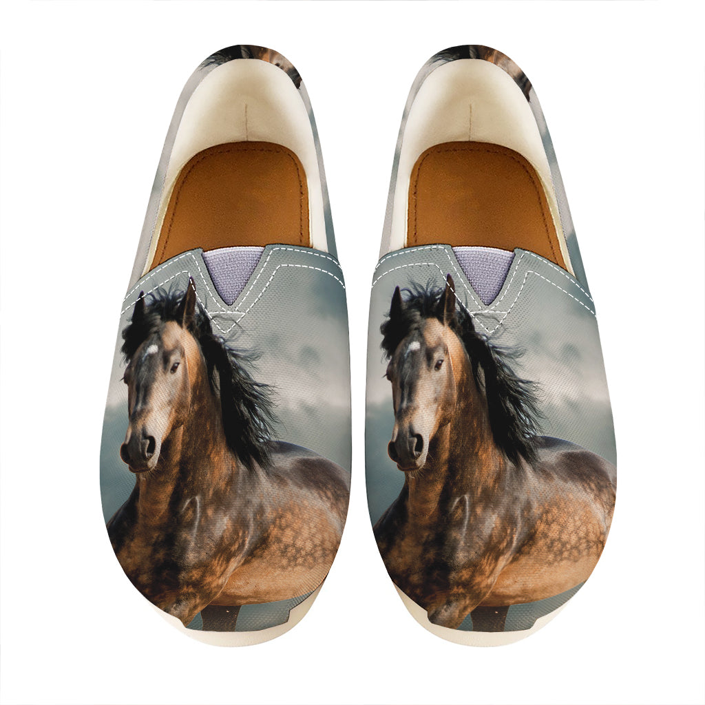 Running Wild Stallion Horse Print Casual Shoes