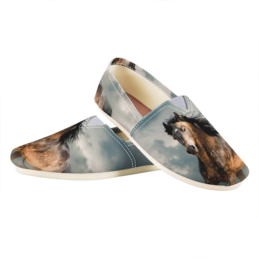Running Wild Stallion Horse Print Casual Shoes
