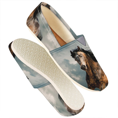 Running Wild Stallion Horse Print Casual Shoes