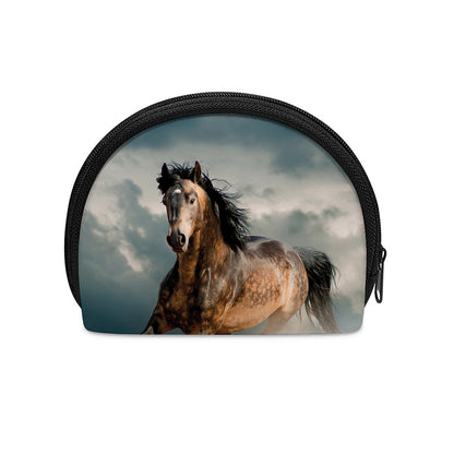 Running Wild Stallion Horse Print Coin Purse