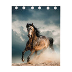 Running Wild Stallion Horse Print Curtain