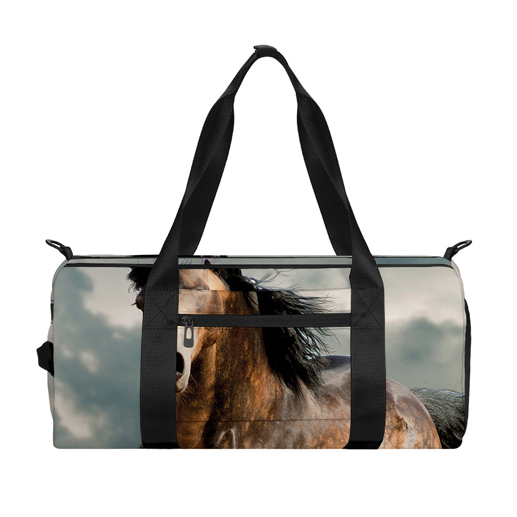 Running Wild Stallion Horse Print Gym Bag