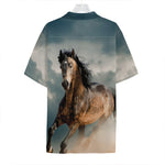 Running Wild Stallion Horse Print Hawaiian Shirt