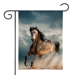 Running Wild Stallion Horse Print House Flag