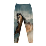 Running Wild Stallion Horse Print Jogger Pants