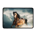 Running Wild Stallion Horse Print Kitchen Mat