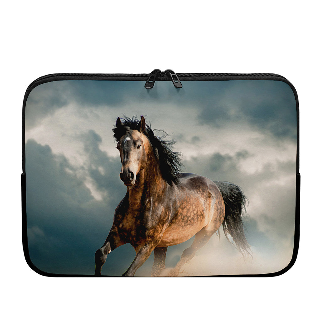 Running Wild Stallion Horse Print Laptop Sleeve