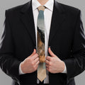 Running Wild Stallion Horse Print Necktie