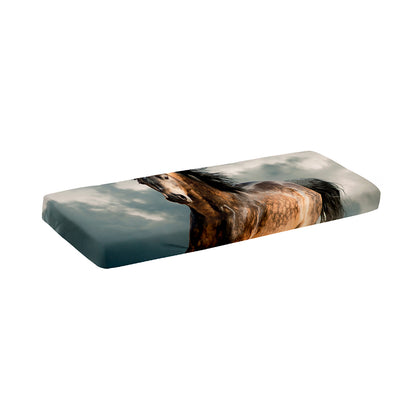 Running Wild Stallion Horse Print Piano Keyboard Cover