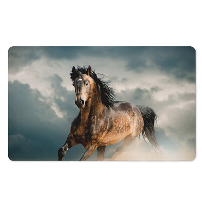 Running Wild Stallion Horse Print Polyester Doormat