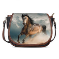 Running Wild Stallion Horse Print Saddle Bag