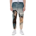 Running Wild Stallion Horse Print Joggers
