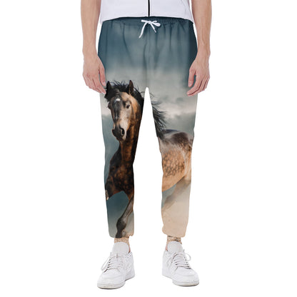 Running Wild Stallion Horse Print Scuba Joggers