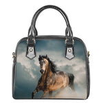 Running Wild Stallion Horse Print Shoulder Handbag