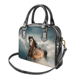 Running Wild Stallion Horse Print Shoulder Handbag