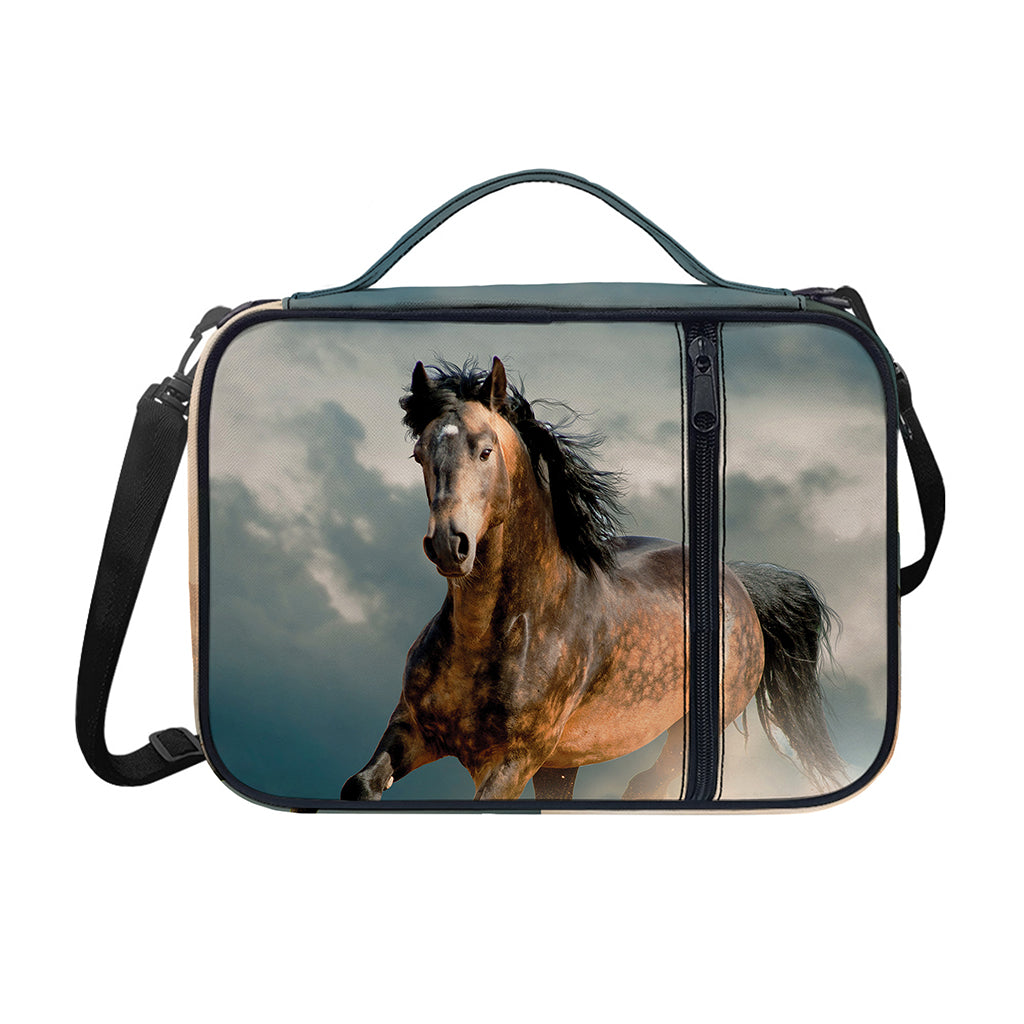 Running Wild Stallion Horse Print Shoulder Strap Bible Bag