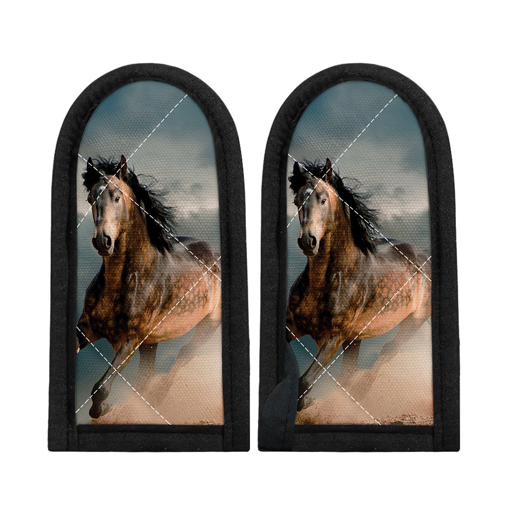 Running Wild Stallion Horse Print Skillet Handle Cover