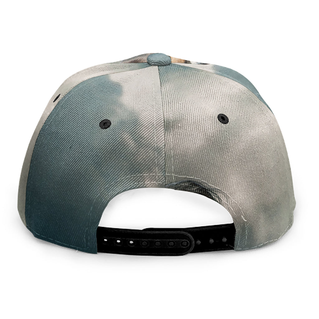 Running Wild Stallion Horse Print Snapback Cap
